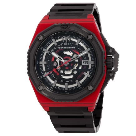 Мужские часы TechnoMarine Automatic TM-525001, черные