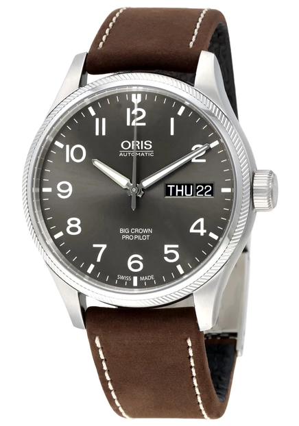 Мужские часы Oris 752-7698-4063BRLS, серые