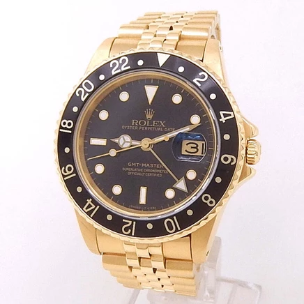 Мужские часы Rolex GMT-Master 16758, черные