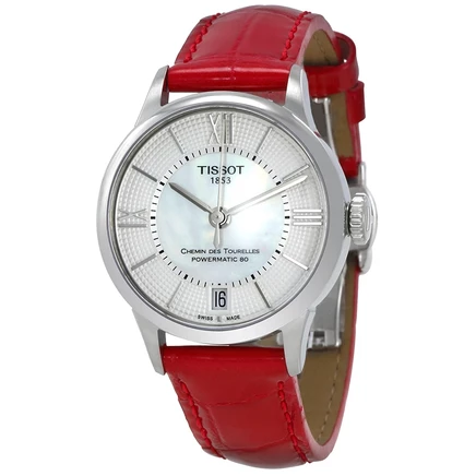 Женские часы Tissot T099.207, перламутровые