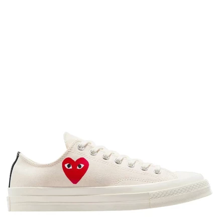 Мужские кеды Comme des Garcons Play x Converse, бежевые