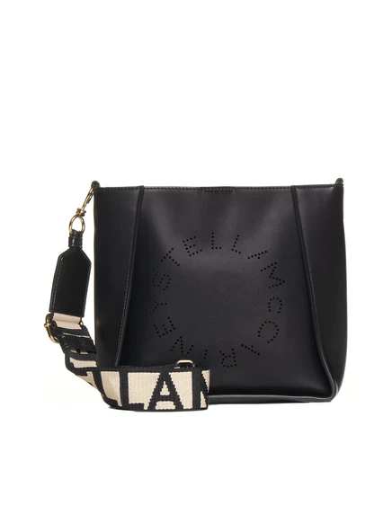 Женская сумка Stella McCartney Stella Logo, чёрная