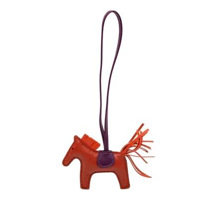 Подвеска для сумки Hermes Rodeo PM из кожи ягненка