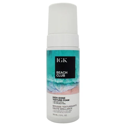 Пенка для волос IGK Beach Club High Shine, 142 г
