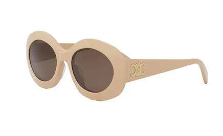 Женские очки Celine Triomphe CL40292U, бежевые