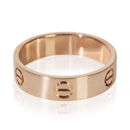 Мужское кольцо Cartier Love, розовое золото