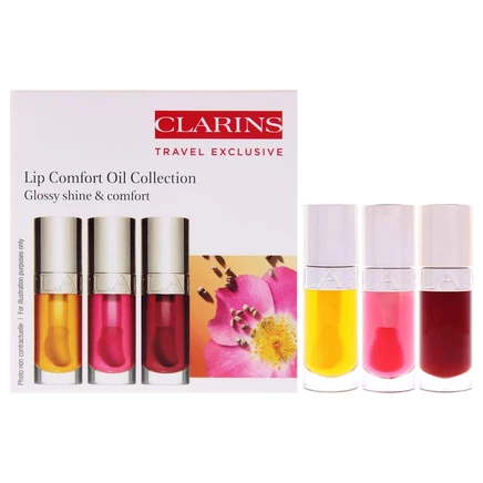 Набор масел для губ Clarins Lip Comfort Oil, 3 шт.