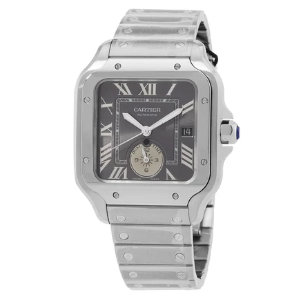 Мужские часы Cartier Santos WSSA0076, серые