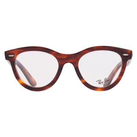 Унисекс-очки Ray-Ban RX2241V, овальные, 51 мм, гавана