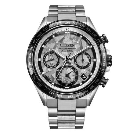 Мужские часы Citizen CC4076-65A, хронограф, серебристые
