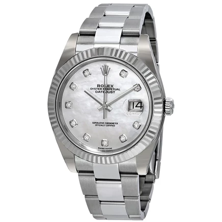 Мужские часы Rolex Datejust 41 126334MDO, перламутровые