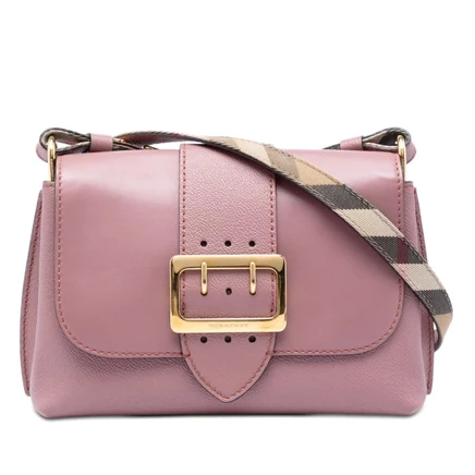 Маленькая женская сумка Burberry Medley Buckle, кожа