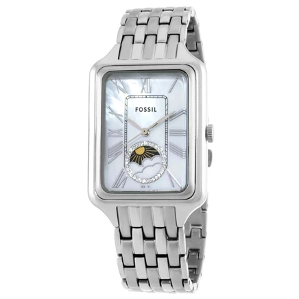 Женские часы Fossil Raquel ES5400 кварцевые, перламутровые