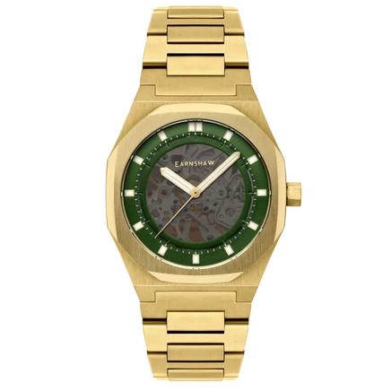 Мужские часы Thomas Earnshaw Drake ES-8142-99, зеленые