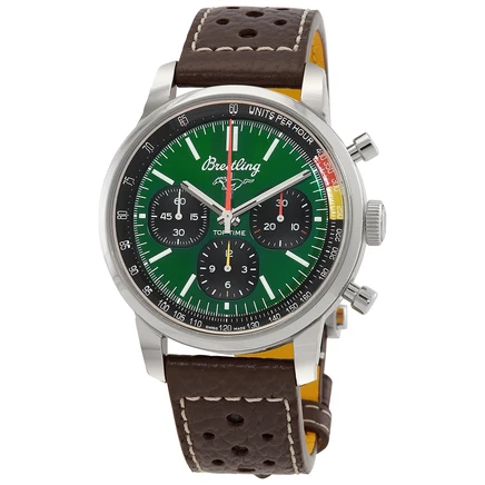 Мужские часы Breitling Top Time Ford Mustang, зеленые