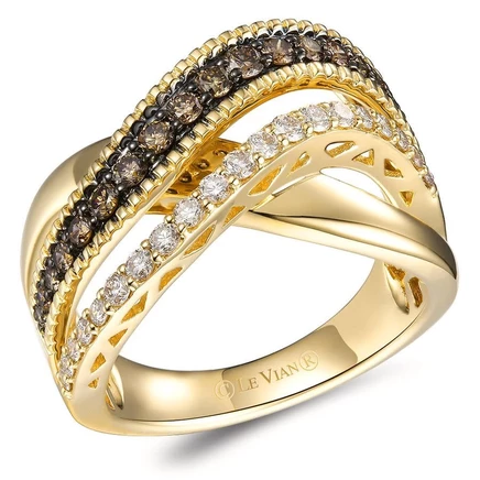 Женское кольцо Le Vian Chocolate Diamonds, золото 14K