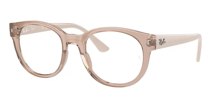 Унисекс-очки Ray Ban RX7227 овальные, алебастровые