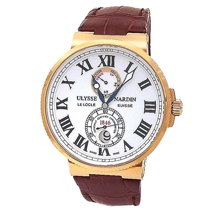 Мужские часы Ulysse Nardin 266-67/40, хронометр, б/у, белые