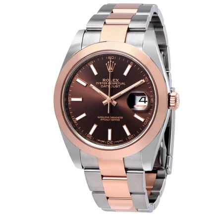 Мужские часы Rolex Datejust 41 126301CHSO, шоколадные