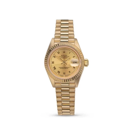 Женские часы Rolex Datejust 69178, б/у, шампань