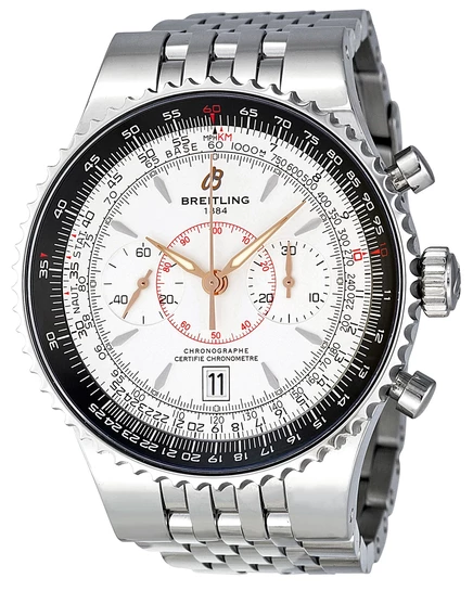 Мужские часы б/у Breitling Montbrillant A2334024, серебристые