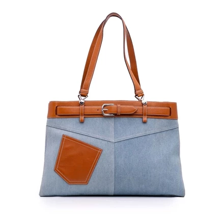 Женская сумка Dior Denim Jeans Pocket Tote, деним