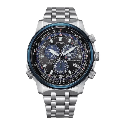 Мужские часы Citizen CB5866-55E, будильник, черные