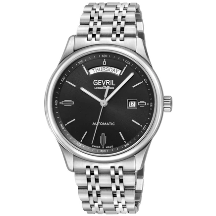 Мужские часы Gevril Excelsior 48205B, черные