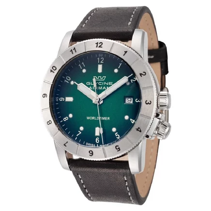Мужские часы Glycine GL1021, зеленые