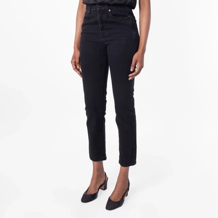 Женские джинсы Saint Laurent Slim-Fit, черные