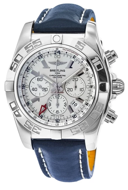 Мужские часы Breitling Chronomat, серебристый циферблат