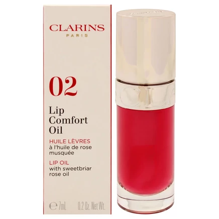 Масло для губ Clarins Lip Comfort Oil 0,2 унции, малина