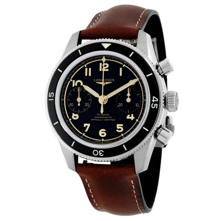 Мужские часы Longines Spirit Pilot L37214532 черные