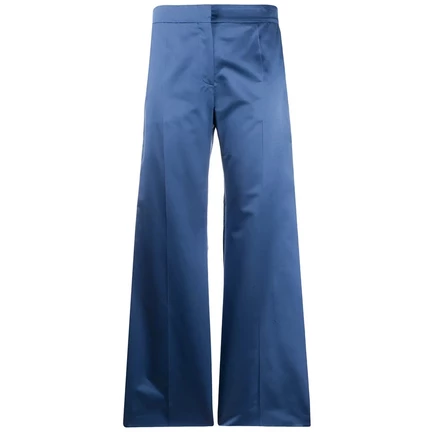 Брюки Valentino Garavani Wide Leg Tailored, синие