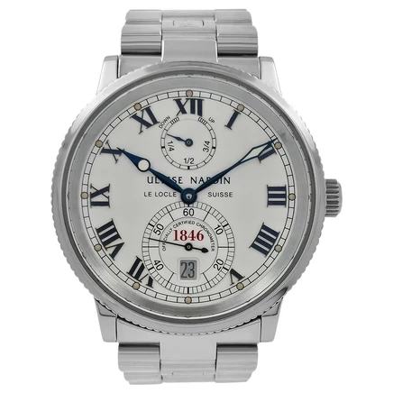 Часы унисекс Ulysse Nardin 263-22, хронометр, б/у, серебристые