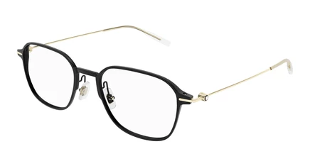 Мужские очки Montblanc MB0358O, квадратные, черные