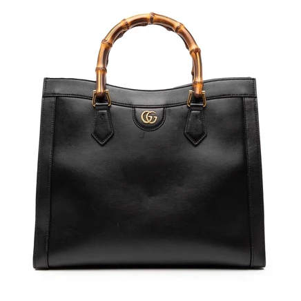 Женская сумка Gucci Diana Bamboo из кожи теленка