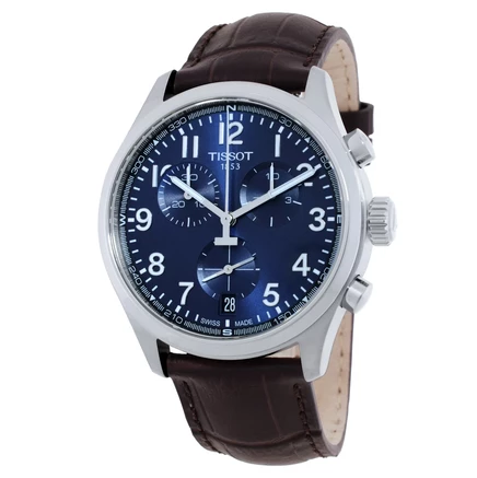 Мужские часы Tissot T1164171604200, хронограф, синие