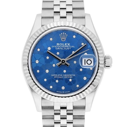 Женские часы Rolex Datejust 31 M278274-0036, синие