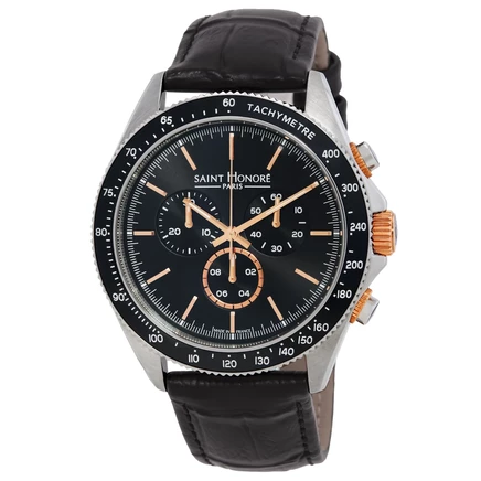 Мужской хронограф Saint Honore Paris LB896001, черный