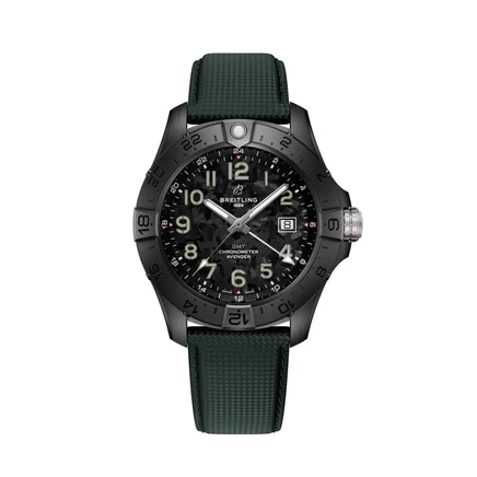 Мужские часы Breitling Avenger GMT, черные