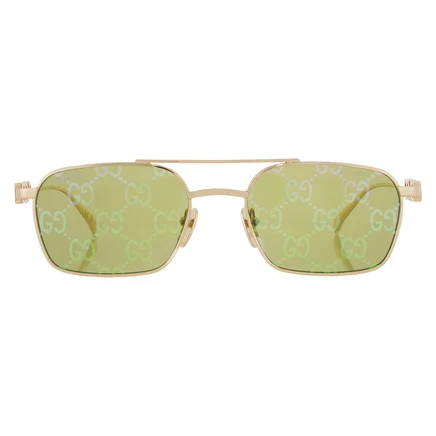 Унисекс-солнцезащитные очки Gucci GG1804S, золотистые