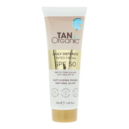 Солнцезащитный крем TanOrganic SPF50 Daily Defence, 50 мл