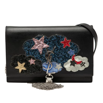Женский кошелек Saint Laurent Kate на цепочке