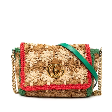 Женская сумка Gucci GG Marmont Mini через плечо
