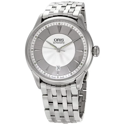 Мужские часы Oris Artelier Date 7591, серебристые