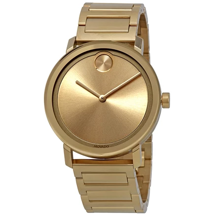 Мужские часы Movado Bold 3600508, золотые