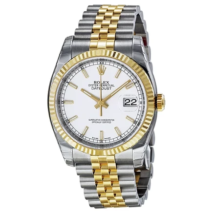 Мужские часы Rolex Oyster Perpetual 116233WSJ, белые