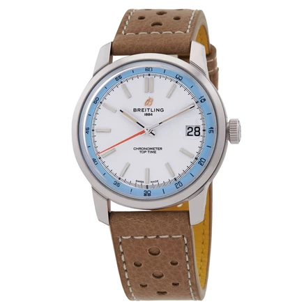 Мужские часы Breitling AB3113281A1X1, бело-голубые