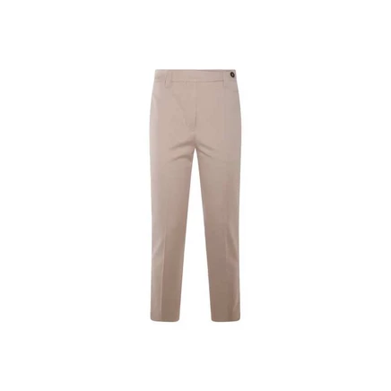 Женские брюки Brunello Cucinelli укороченные, бежевые